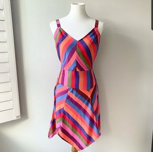 A New Day Spaghetti Strap Handkerchief Hem Dress